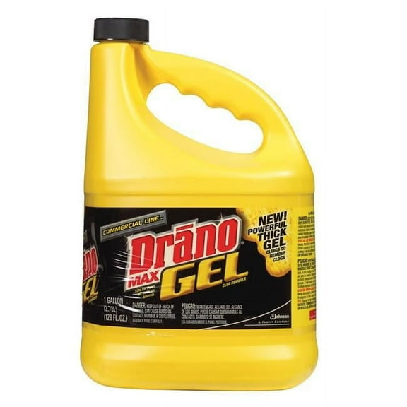 Drano Max  1 Gal Commercial Line Max Gel Clog Remover, Pack of 4