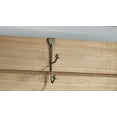 thumbnail image 4 of Richelieu BP99855184 6-1/4" Double Hook Over The Door Metal Coat Hook - Nickel, 4 of 4