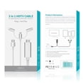 thumbnail image 3 of 3-in-1 HDMI Adapter Lightning to USB/Type-C Cable, Phone to TV Screen Mirroring Converter with Charging & Data Transfer, 3 of 4