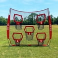 thumbnail image 5 of Hit Run Steal Football Throwing Net with Targets for Quarterback Training, 5 of 9