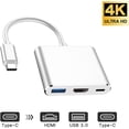 thumbnail image 5 of Usb-c To Hdmi Adapter (supports 4k/30hz) - 3-in-1 Type-c Converter Cable - For 2017/2018 Macbook Pro, Macbook, 5 of 5