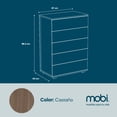 thumbnail image 3 of Cómoda de Madera Mobi Muebles Modelo Mykonos Color castaño, 3 of 3