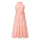 thumbnail image 4 of SAYOO Vestido de mujer, patrón de rayas, cuello halter, sin mangas, con lazo en la cintura, falda de una pieza para mujer SAYOO Casual, 4 of 7