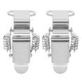 thumbnail image 1 of Miangastore 4pcs Stainless Steel Catch Latch : Spring Loaded Toggle Hasp - Clasp Buckle for Cabinet Window Box Wood Jewelry Case & Chest, 1 of 7