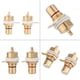 thumbnail image 4 of Matsuzay 2 piezas de montaje en panel RCA de cobre chapado en oro conector de conector de audio Cables de audio/vídeo, 4 of 8