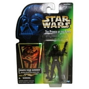 Star Wars Power of The Force Death Star Gunner Green Card Figure