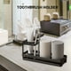 thumbnail image 4 of Portacepillos de metal | Organizador de baño con orificios de ventilación | Blanco o negro | Gran capacidad para pasta de dientes, maquinillas de afeitar y artículos de aseo, 4 of 7