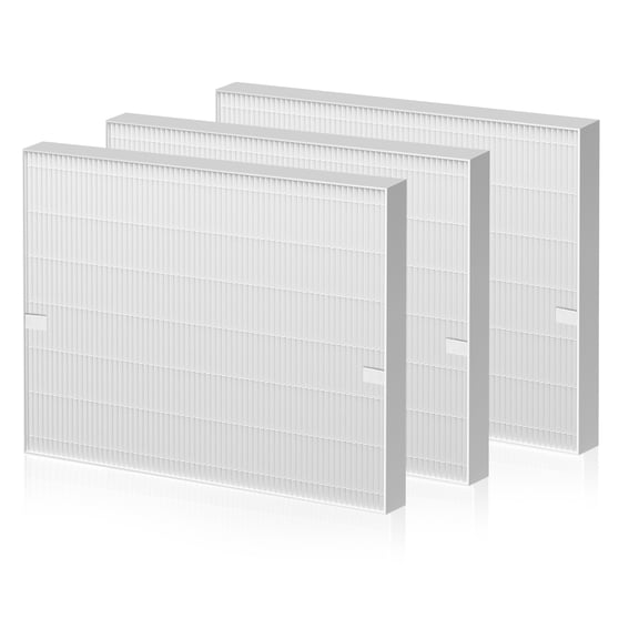 Veyozen 3 Pack AP-1512HH True HEPA Replacement Filter for Coway Airmega Air Purifier,Compatible with AP-1512HH, AP-1512HH-FP, Airmega 200M, AP-1518R, AP-1519P,H13 True HEPA Filter Replacement