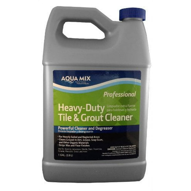  Aqua Mix Heavy Duty Tile and Grout Cleaner - Gallon : Tools &  Home Improvement
