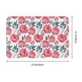 thumbnail image 3 of Goofa 16"x24" Inches Rose Flowers Doormats for Outdoor Entrance - Non-Slip Welcome Mat, Heavy Duty Door Mats Outdoor, Spring Doormat, 3 of 9