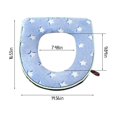 thumbnail image 2 of Household Essentials ZKCCNUK Noctilucent -in-the-dark Toilet Seat-zippered Toilet Seat For All Seasons, Household Thickened Toilet Seat Seat Ring Pad Up to 60% off, 2 of 5