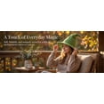 thumbnail image 3 of SAWOBUUN Cotton Yarn Witch Hat for Kids & Adults Soft Knitted Pointed Wizard Hat Foldable Halloween Accessory, 3 of 9