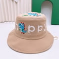 thumbnail image 4 of Oiyii Infant Boys Playful Bucket Hats Dinosaur‑Printed Toddler Sun Hats, Khaki, 4 of 5
