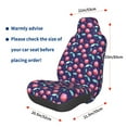 Naloa Cool Mirror Cherries Car Seat Covers Universal Front Seat Coves