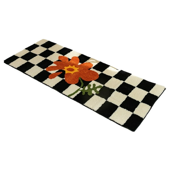 Runner Carpet,Runner Rug Black White Runner Mat Rug Runnerfor Home Exceptional Value