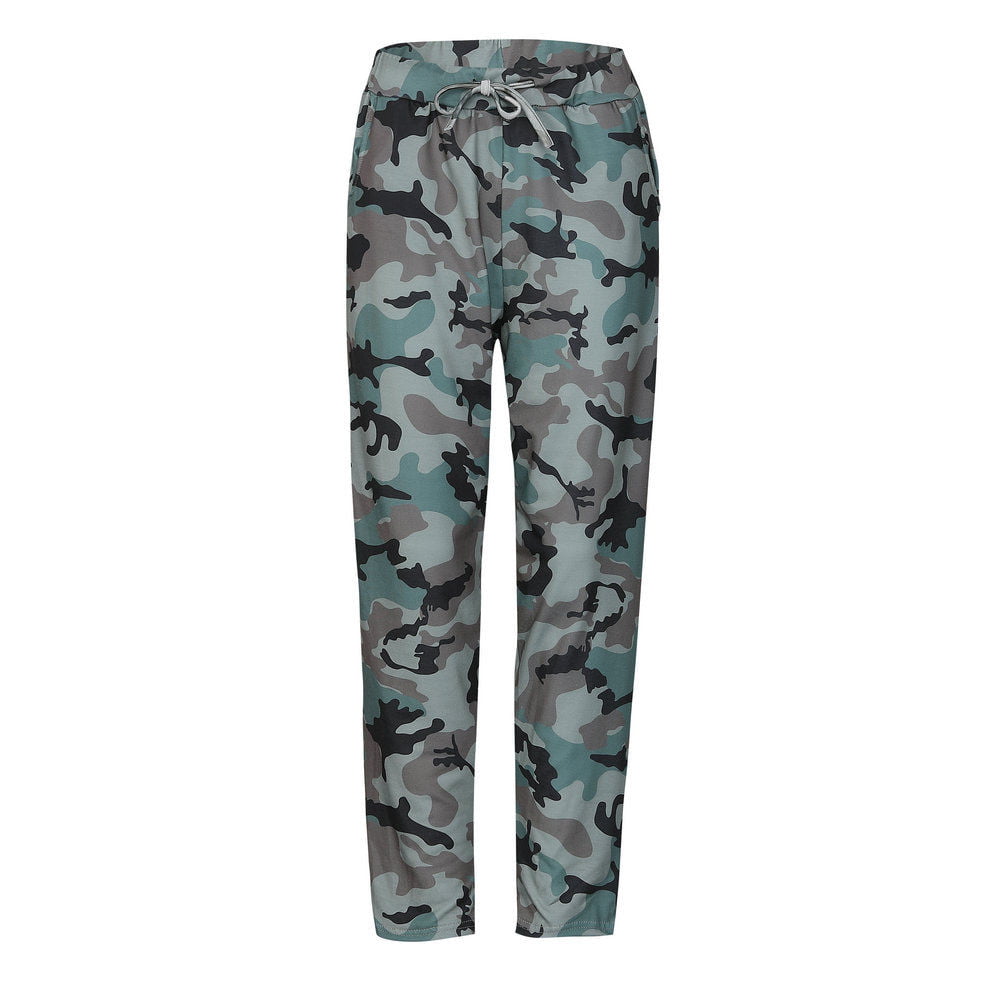 Canis - Women Camouflage Pants Camo Casual Cargo Joggers Military Army ...