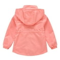 thumbnail image 4 of KYAIGUO 6Pack/Set Toddler Boys Girls Zip Rain Jacket Kids Hooded Coat Casual Lightweight Waterproof Windbreaker for 2-10Y （6 Sets Sold in a Package）, 4 of 5