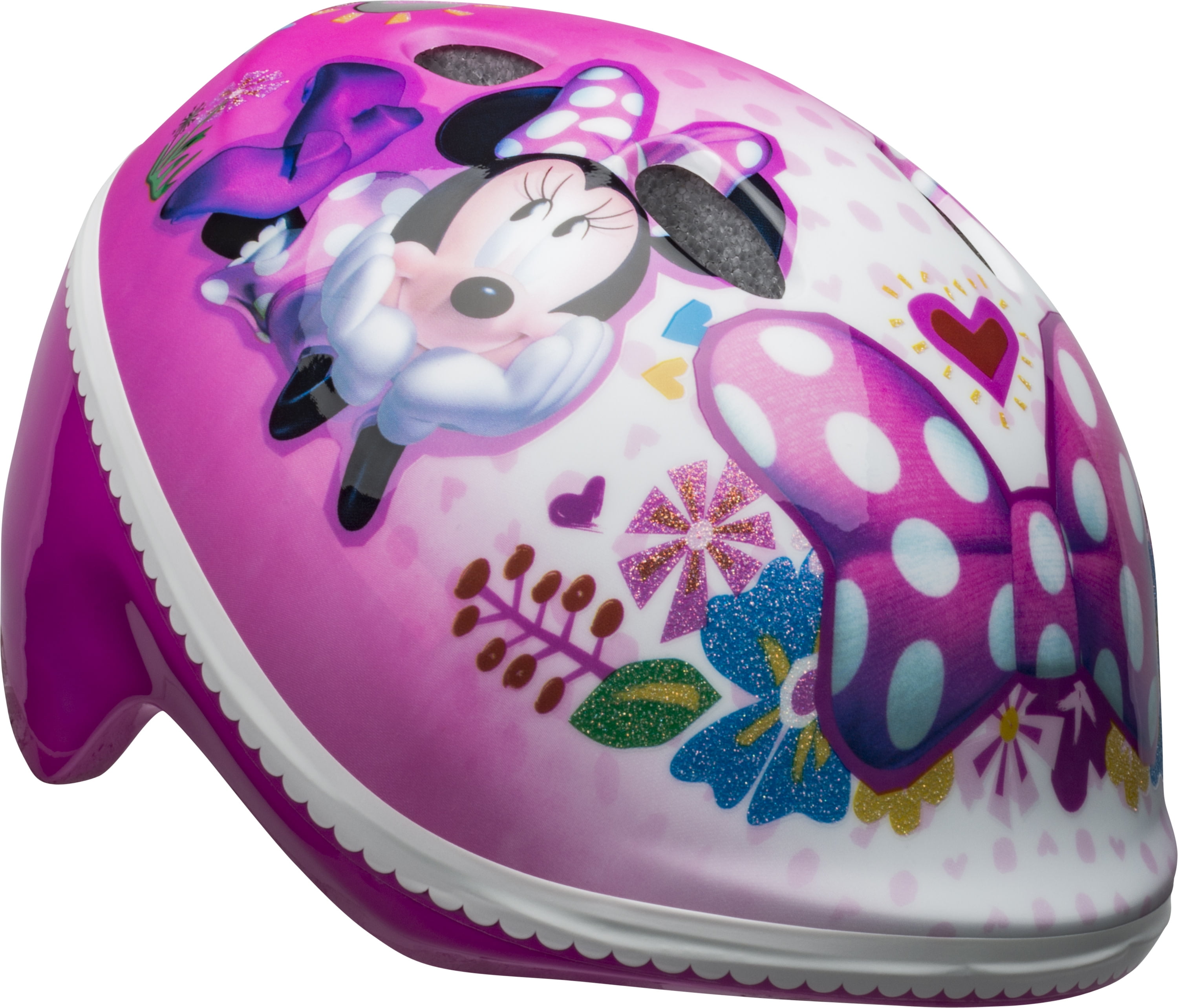 Disney Minnie Mouse Scrapbook Bow Toddler Bike Helmet