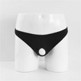 thumbnail image 3 of Mens Underwear Clearance Sexy Mini Men's Thong Personality Hoop Low Waist T Pants Swimsuit Underwear, 3 of 4