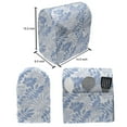thumbnail image 5 of Blue and White Lounger Chair Bag, Tender Tropical Design in Blue Shades Exotic Hawaiian Summer Leaves, High Capacity Storage with Handle Container, Lounger Size, Pale Blue and White, by Ambesonne, 5 of 5