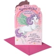 thumbnail image 1 of American Greetings Birthday Card for Girl (Pegasus with Stickers), 1 of 5