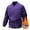 Purple, variant on ZCFZJW Men's Bomber Jacket Lightweight Casual Fall Winter Sherpa Fleece Lined Warm Windbreaker Zip Up Long Sleeve Thick Coat with Pockets XXL
