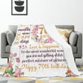 thumbnail image 2 of 70th Birthday Gifts for Women Blanket 50" x 60", 70th Birthday Decorations Women, Happy 70th Birthday Gift Ideas, Gifts for 70 Year Old Women 1953, Gifts for Woman Turning 70 Throw Blanket, 2 of 6