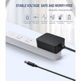 thumbnail image 4 of 12V 2A Power Supply Adapter, AC 100-240V 50/60Hz to DC 12V 2Amp Transformer Replacement Power Cord 6ft Universal AC Adapter [5.5mm x 2.5mm Barrel Plug], 4 of 7