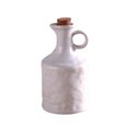thumbnail image 1 of Bewildely Botella de aceite con tapón de corcho, dispensador de aceite de oliva de cerámica, a prueba de fugas, para almacenamiento de vinagre, Cocina y Comedor blanco, 1 of 6