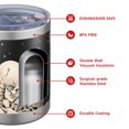 thumbnail image 4 of 12oz Tumblers Red Mushroom Skull Black Pattern Vacuum Insulated Stainless Steel Travel Tumbler Cups Mug with Lid and Straw for Beer,Coffee,Beverages with Cleaning Brush for Cold & Hot Drinks, 4 of 5