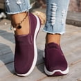 thumbnail image 2 of DeHolifer Women's Shoes Wide Arch Support Slip-On Orthowalk Sneakers Casual Breathable Walking Anti-Skid Sports Shoes, 2 of 8