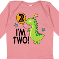 thumbnail image 4 of Inktastic 2nd Birthday Dinosaur 2 Year Old Boy Boys or Girls Long Sleeve Baby Bodysuit, 4 of 5