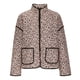 thumbnail image 4 of Parkas de manga larga para mujer, chaquetas acolchadas cálidas para mujer, chaqueta acolchada de manga larga con estampado floral, abrigos con bolsillos, blusa para mujer, 4 of 6