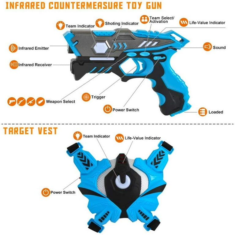  VATOS Toy Gun for Nerf Guns - Automatic Machine Gun