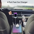 thumbnail image 3 of Cargador de coche Hapytrip de 78 W, 4 puertos, 12 V, salida USB PD3.0 y QC3.0, 3 of 7