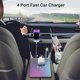 thumbnail image 3 of Cargador de coche Hapytrip de 78 W, 4 puertos, 12 V, salida USB PD3.0 y QC3.0, 3 of 7