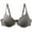 Gray, variant on Minimal Support Everyday Bras - Women's Oversized Bra without Steel Rims Printed Underwear Pink 85E
