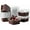Coffee, variant on 50 Pcs Mini Square Baking Cups with Lids,5oz Aluminum Foil Mini Cake Pans with Lids,Disposable Ramekins Cake Pans,150ml Dessert Cups Cupcake Pans for Wedding Birthday Party,White