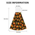 thumbnail image 3 of Wukai Orange Pumpkin Print Kitchen Towels Quick Dry Washcloths, Coral Velvet Dishtowels Multipurpose Reusable Cloths, Soft Tea Absorbent Cleaning Cloths, 3 of 7