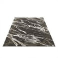thumbnail image 6 of La Dole Rugs Modern Minimalistic Marble Pattern Abstract Rustic Grey Charcoal Gold Bordered Area Rug Living Room Bedroom Carpet Tapis 3x5 3x10 4x6 5x8 6x9 8x10 9x12, 6 of 8