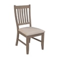 thumbnail image 3 of Alpine Furniture Arlo Set of 2 Wood Dining Side Chairs in Natural Brown, 3 of 4