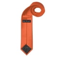 thumbnail image 3 of Jacob Alexander Men's Solid Color Regular Length Neck Tie - Bright Orange, 3 of 6