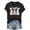 Black, variant on Tnhcen Women's Easter Bunny Print Graphic Tee Casual Short Sleeve Round Neck Plus Size S-3XL Cotton Spandex Polyester Stretchy Comfortable Spring Holiday Wear