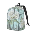 thumbnail image 2 of Balery Vintage Rose1 Vintage Canvas Backpack for Men and Women - Large Capacity, Durable Travel Laptop Bag for School, Work, Hiking, and Outdoor Activities, 2 of 7