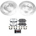 thumbnail image 3 of PowerStop Rear Z26 Street Warrior Carbon-Fiber Ceramic Brake Pad and Drilled and Slotted Rotor Kit Fits: HONDA Select Models K7903-26, 3 of 9