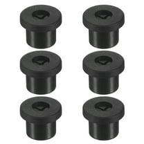 Uxcell 6-Pack Rubber Grommets for Wiring 10mm Desk Grommet Double-Sided Flexible Cable Cord Grommet Desk Hole Cover for Cables