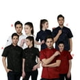 thumbnail image 2 of Naiovety Camisas de uniforme de Chef de algodón para hombres, botones de chaqueta de Chef, suministros ajustables para el hogar, bandas para el sudor Type3 NO3 Naiovety HA012099-01, 2 of 6