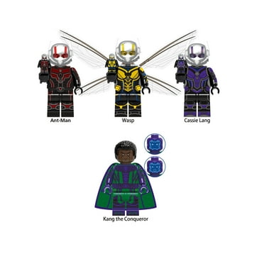 Ant-Man and the Wasp Quantumania Marvel Building Block Figures x 4 Sets