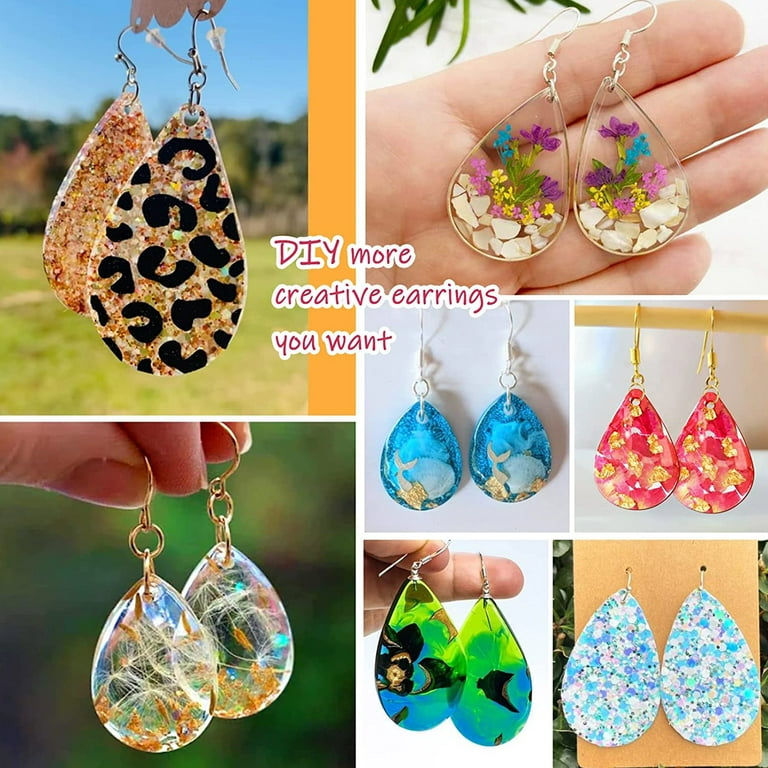 Pendant Earrings Making Silicone Mold for Jewels Shapes to Mold