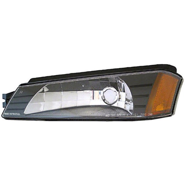 Left Driver Side Parking Light Assembly with Body Cladding